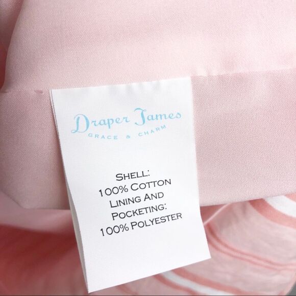 DRAPER JAMES | Ruffle Striped Belted Pink Dress Women’s Size X-Small - Picture 9 of 13